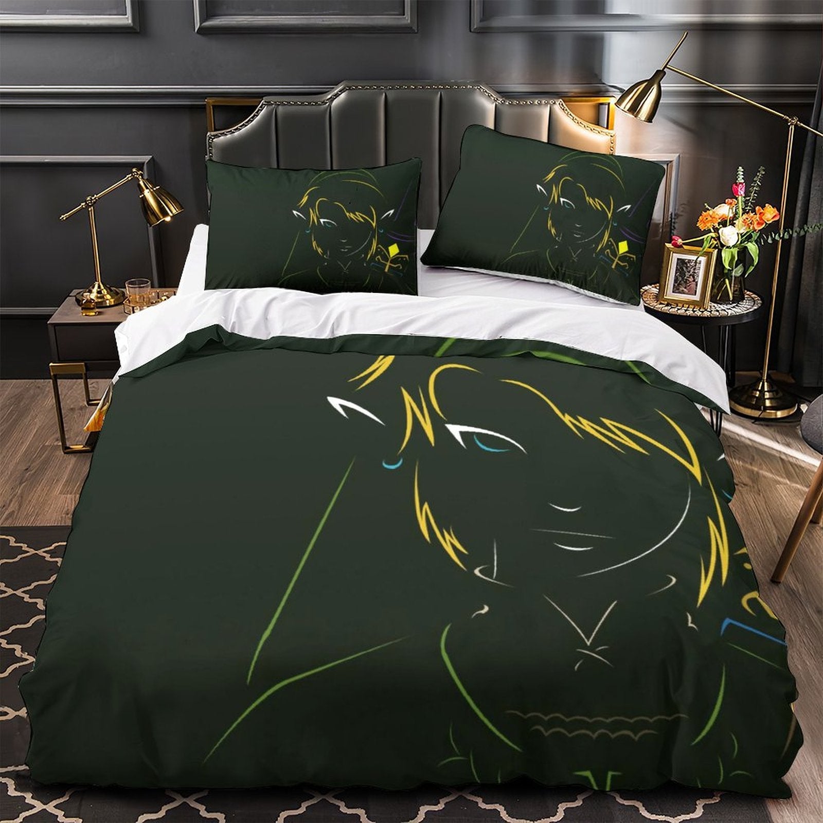 2024 NEW The Legend of Zelda Pattern Bedding Set Quilt Duvet Cover Room Decoration