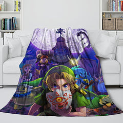 2024 NEW The Legend of Zelda Blanket Flannel Fleece Throw Room Decoration
