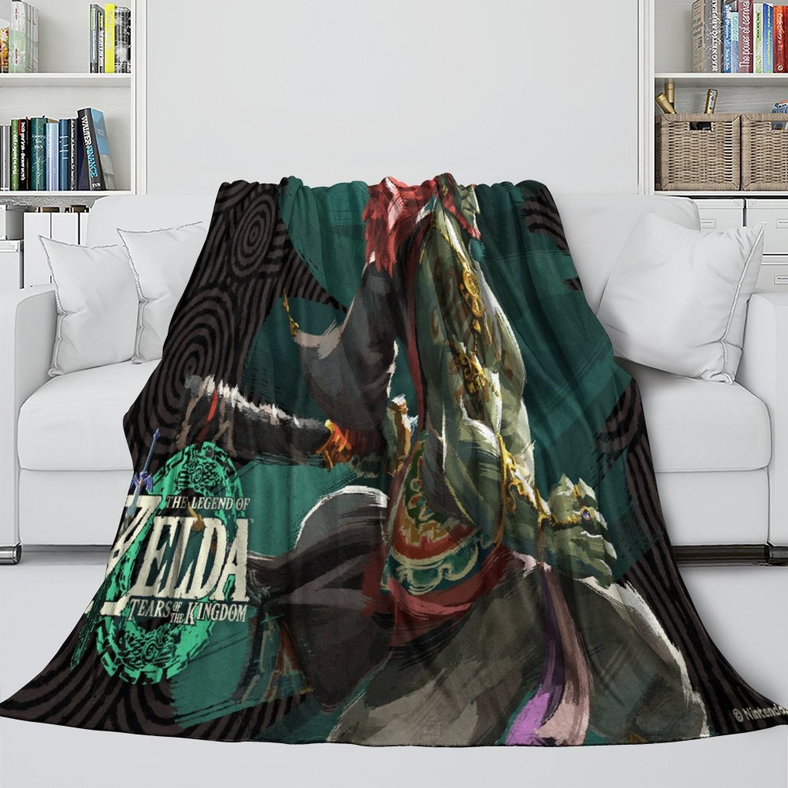 2024 NEW The Legend of Zelda Blanket Flannel Fleece Throw Room Decoration