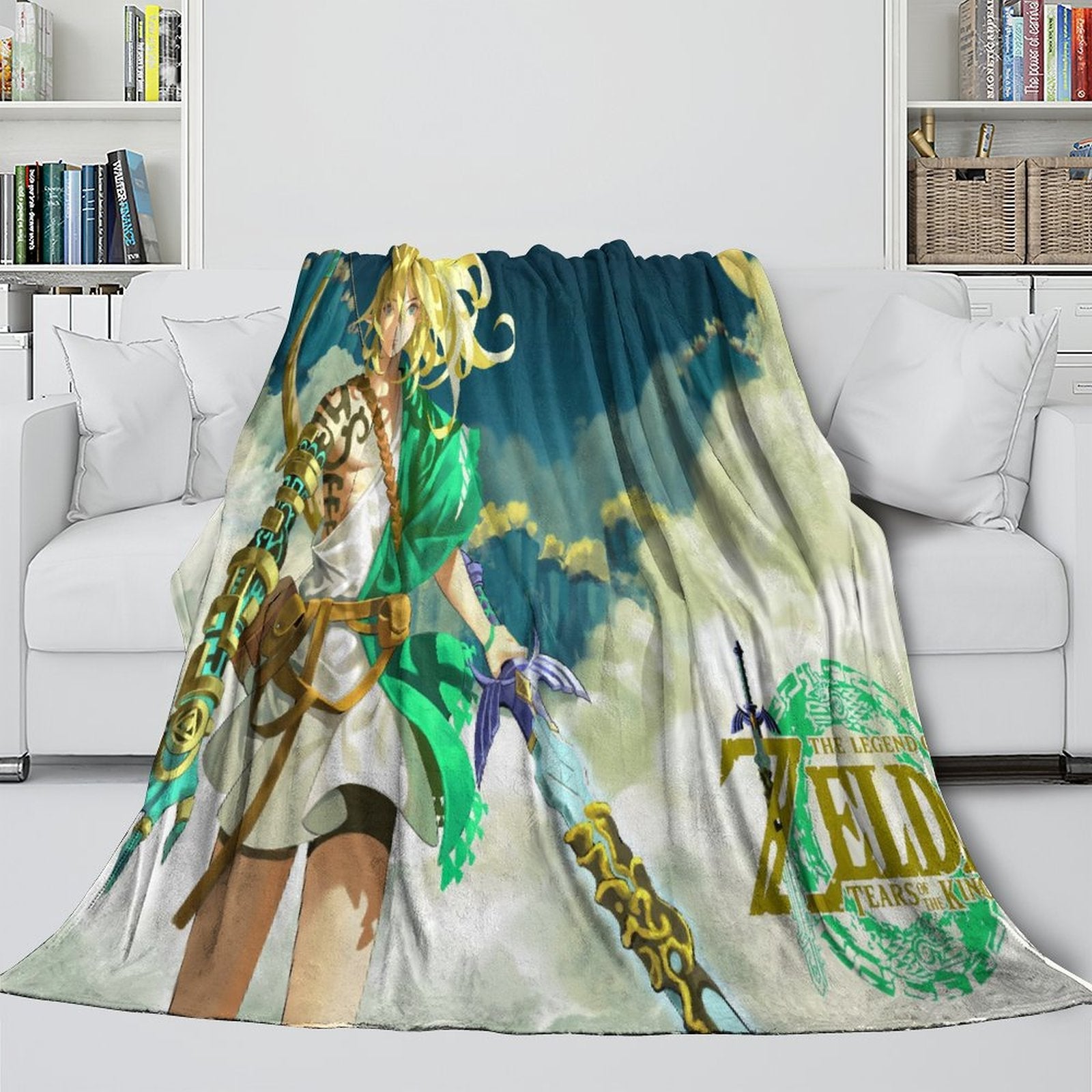 2025 NEW The Legend of Zelda Tears of the Kingdom Blanket Flannel Fleece Throw Room Decoration