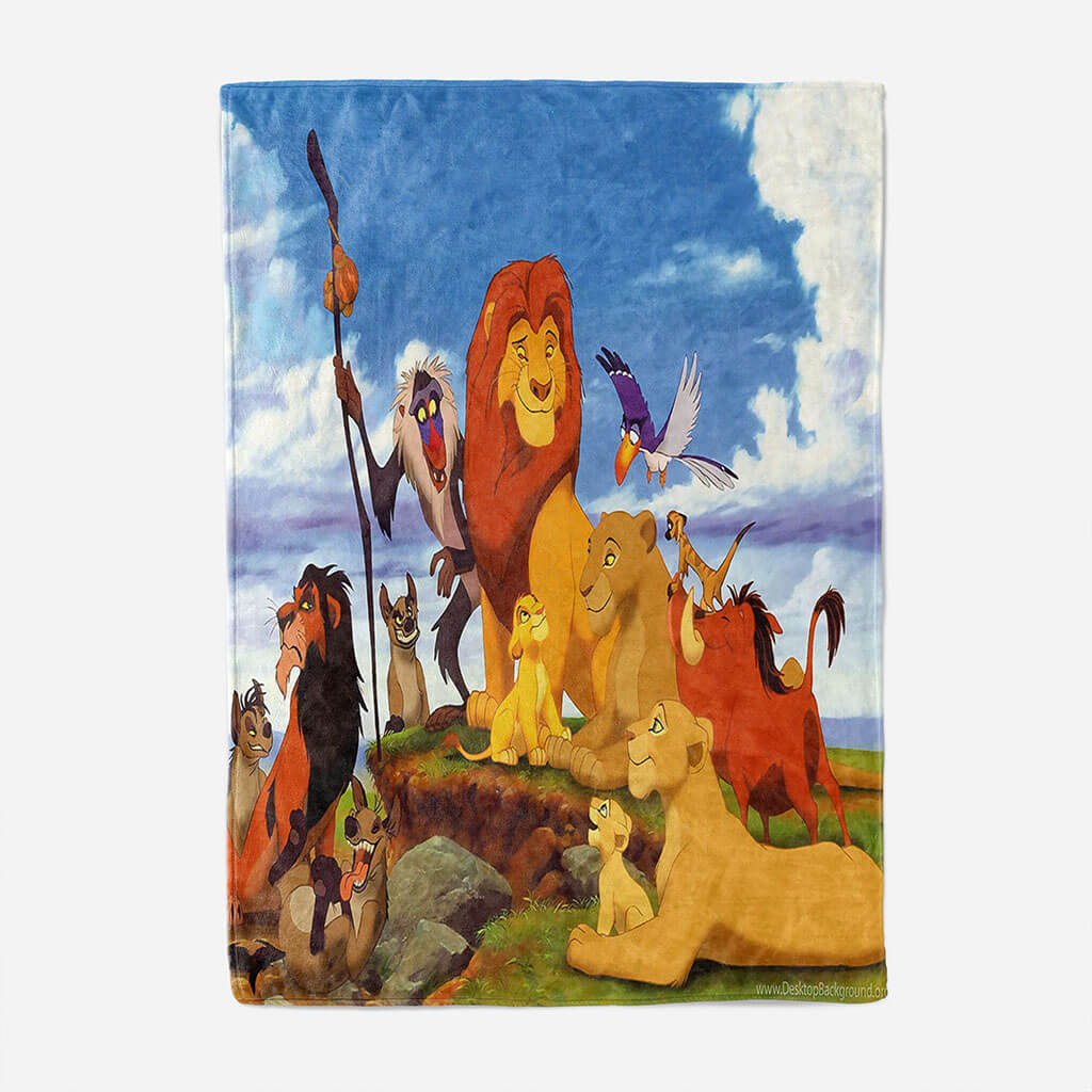 2024 NEW The Lion King Blanket Flannel Throw Room Decoration