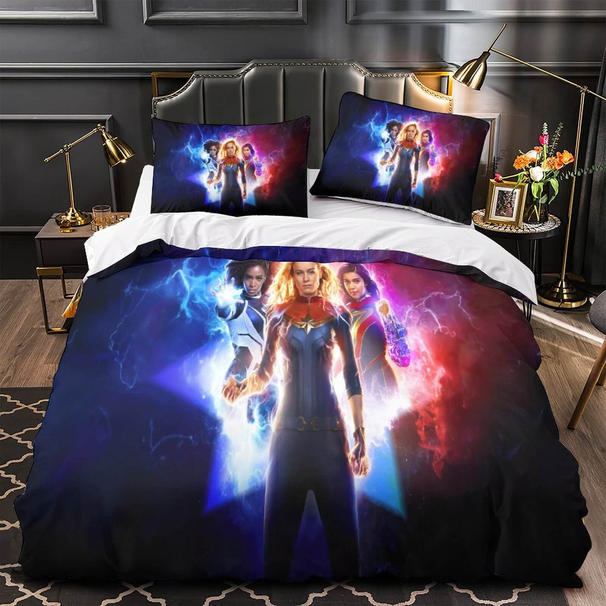 2024 NEW The Marvels Bedding Set Quilt Duvet Cover Without Filler