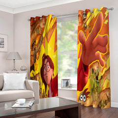 2025 NEW The Mitchells vs. the Machines Curtains Blackout Window Drapes Room Decoration