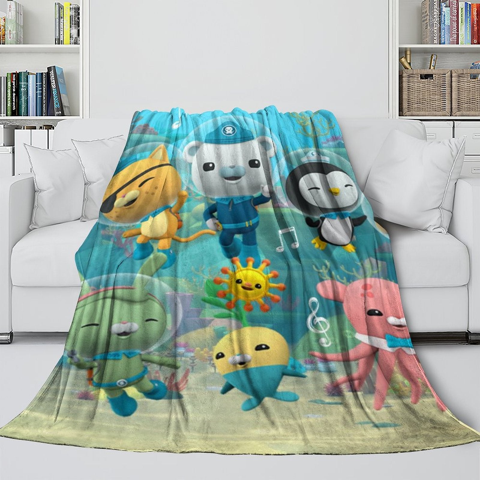 2025 NEW The Octonauts Blanket Flannel Throw Room Decoration
