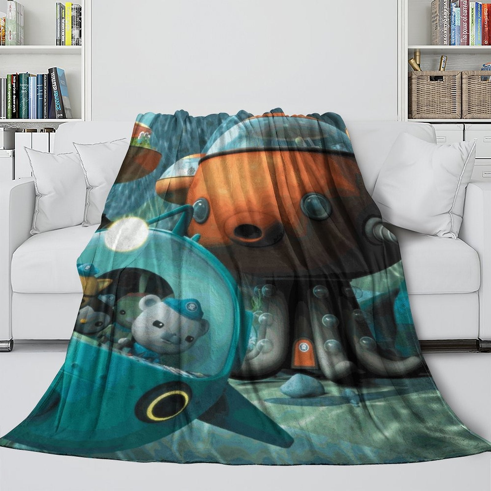 2025 NEW The Octonauts Blanket Flannel Throw Room Decoration