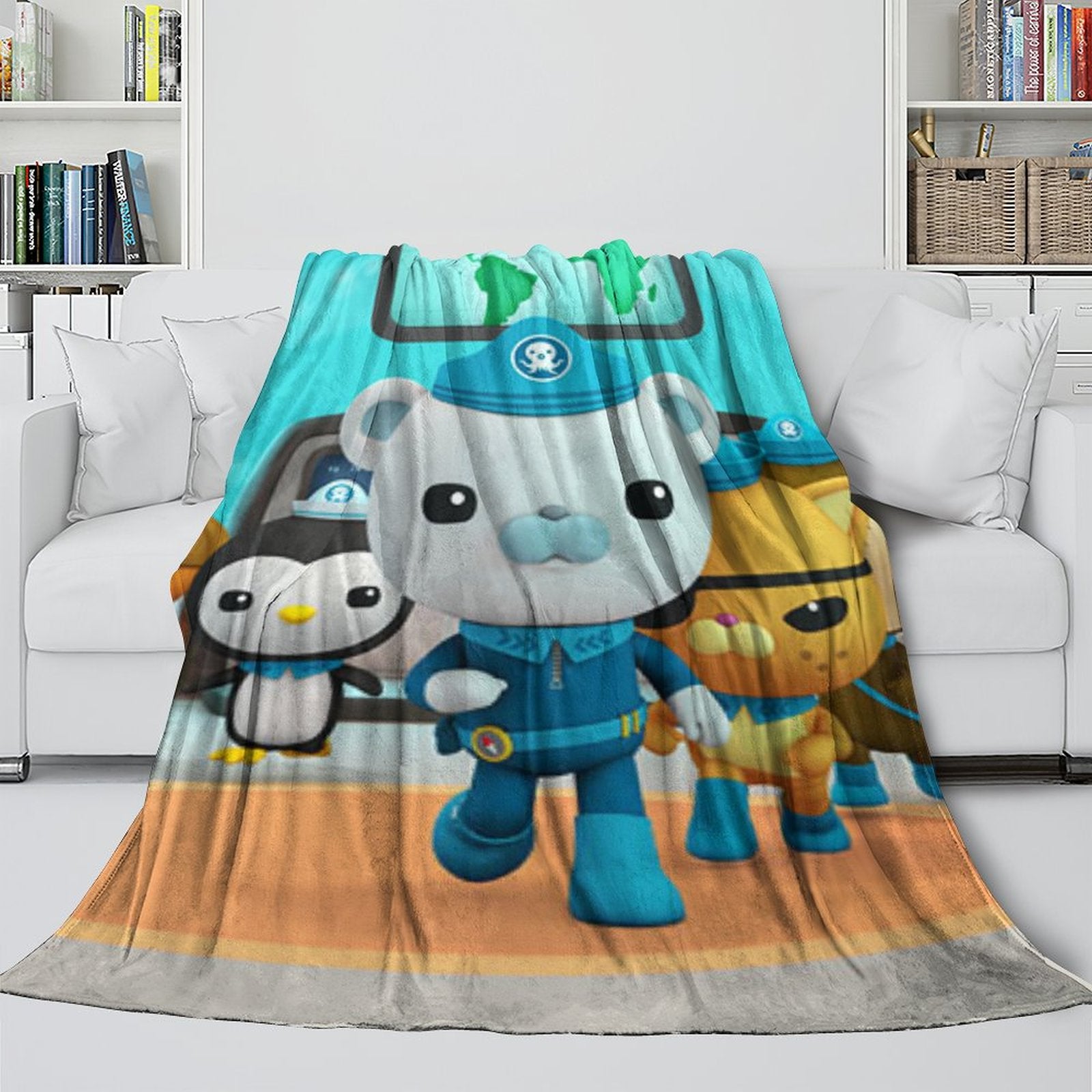 2025 NEW The Octonauts Blanket Flannel Throw Room Decoration