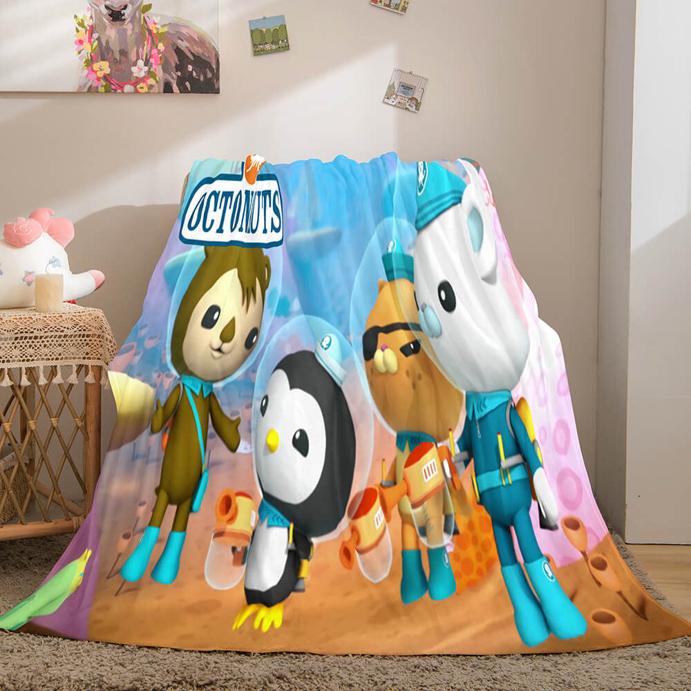 2025 NEW The Octonauts Flannel Caroset Throw Cosplay Blanket
