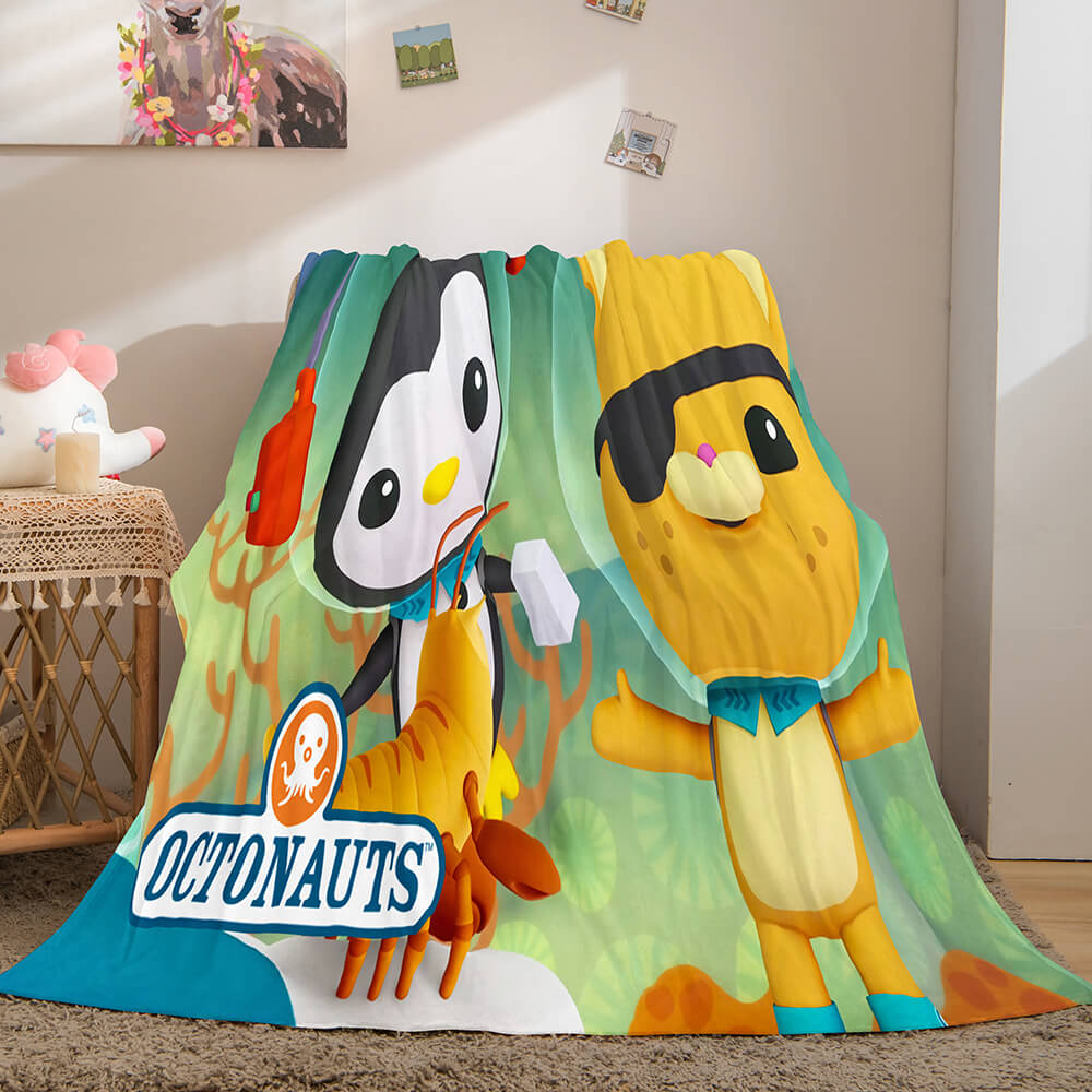 2025 NEW The Octonauts Flannel Caroset Throw Cosplay Blanket