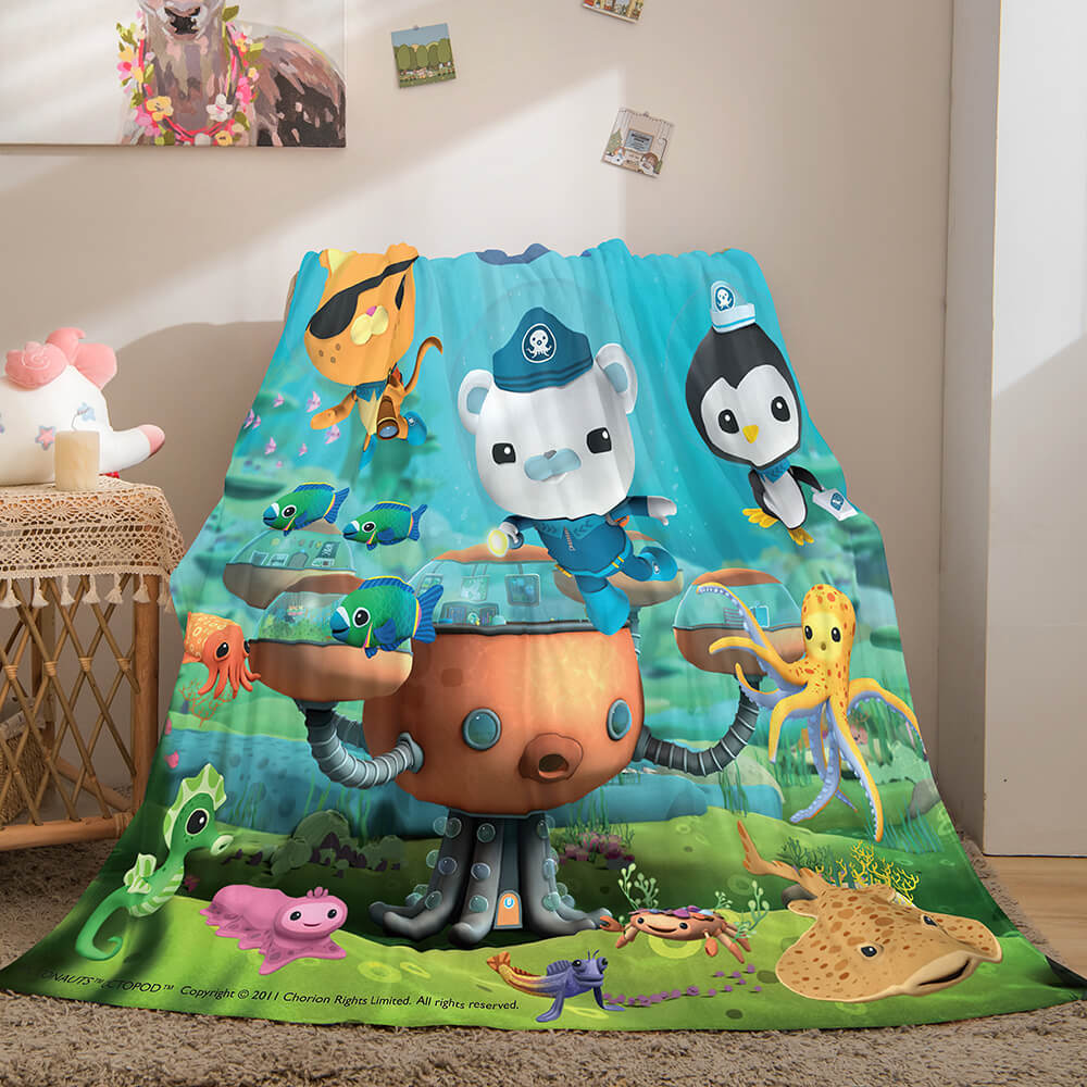2025 NEW The Octonauts Flannel Caroset Throw Cosplay Blanket