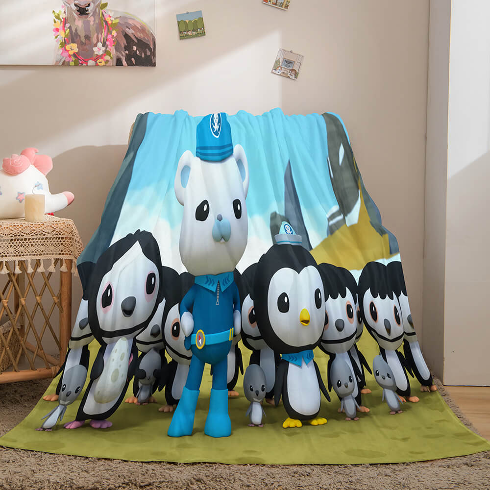 2025 NEW The Octonauts Flannel Caroset Throw Cosplay Blanket