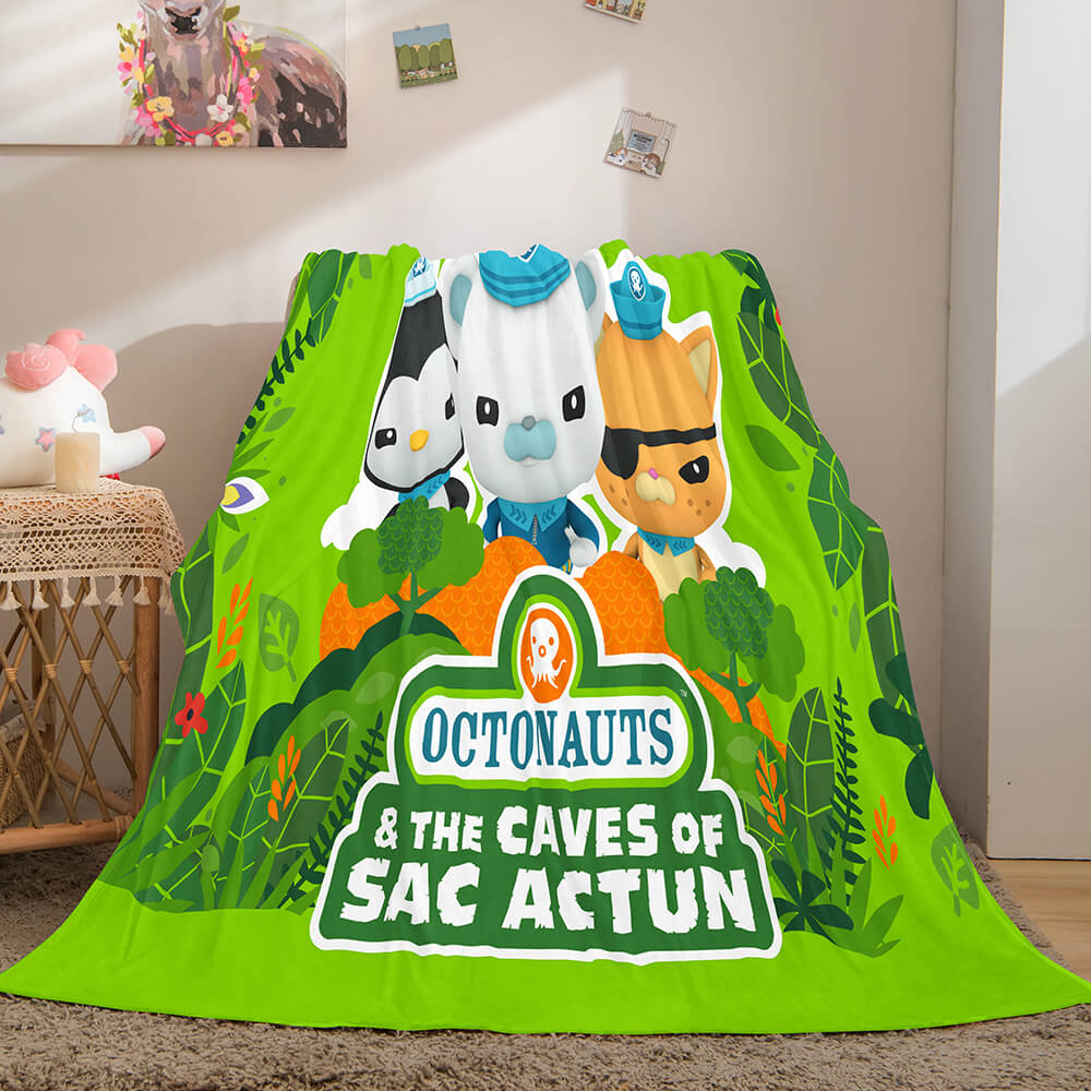 2025 NEW The Octonauts Flannel Caroset Throw Cosplay Blanket