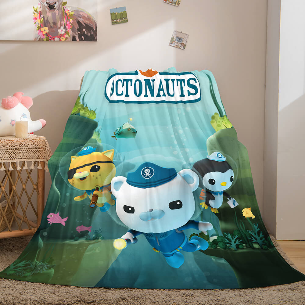 2025 NEW The Octonauts Flannel Caroset Throw Cosplay Blanket