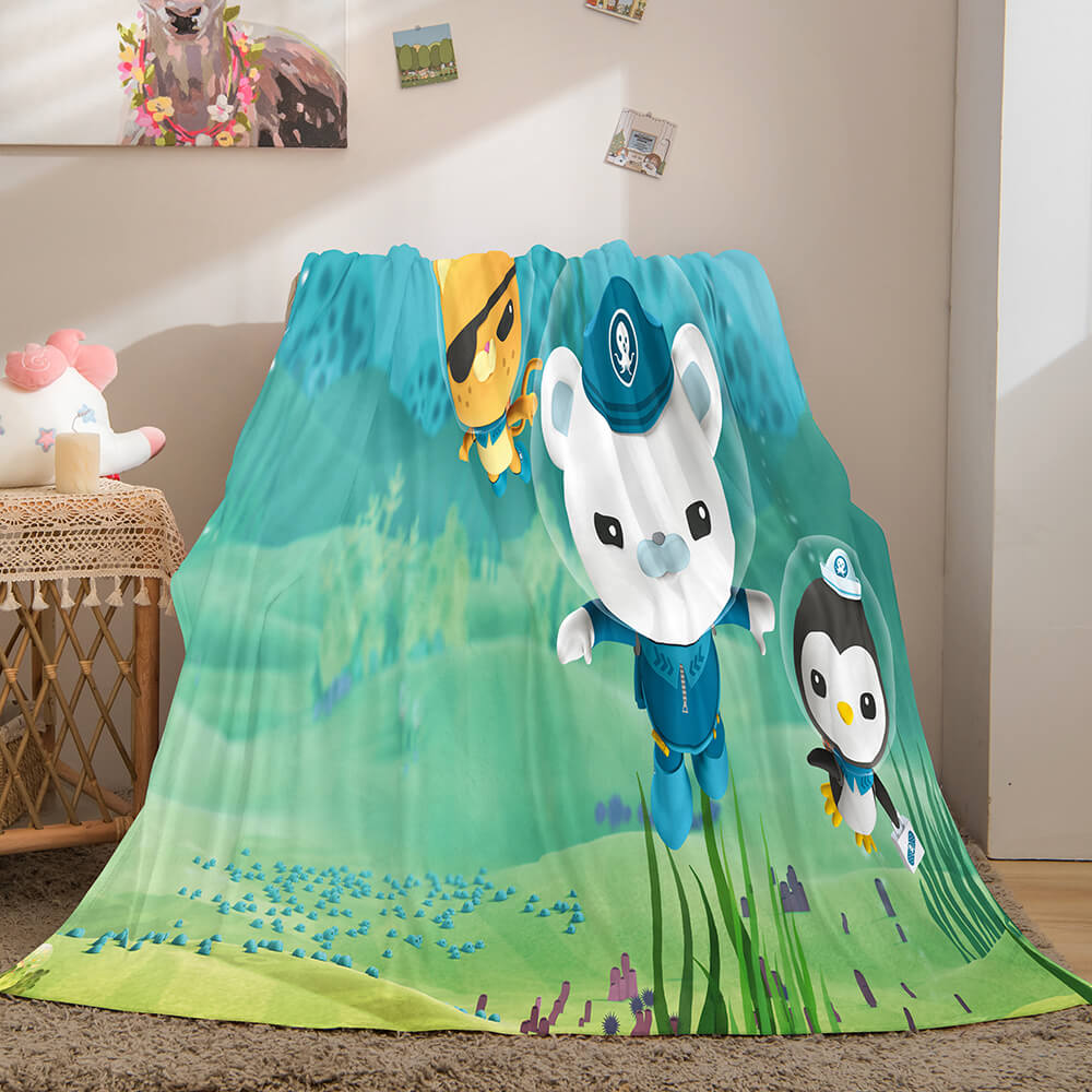 2025 NEW The Octonauts Flannel Caroset Throw Cosplay Blanket
