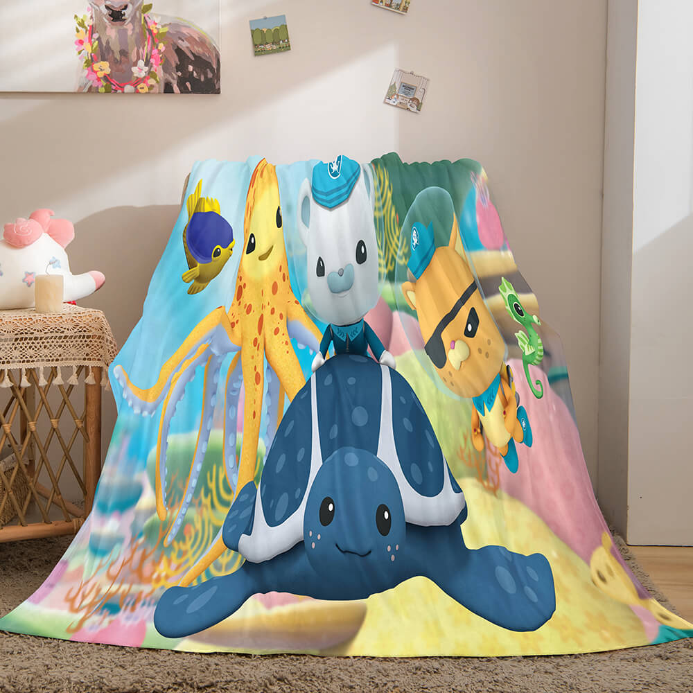 2025 NEW The Octonauts Flannel Caroset Throw Cosplay Blanket