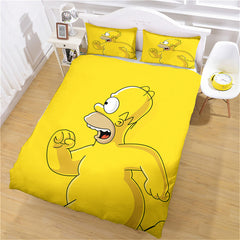 2025 NEW The Simpsons Bedding Set Cosplay Quilt Cover Without Filler