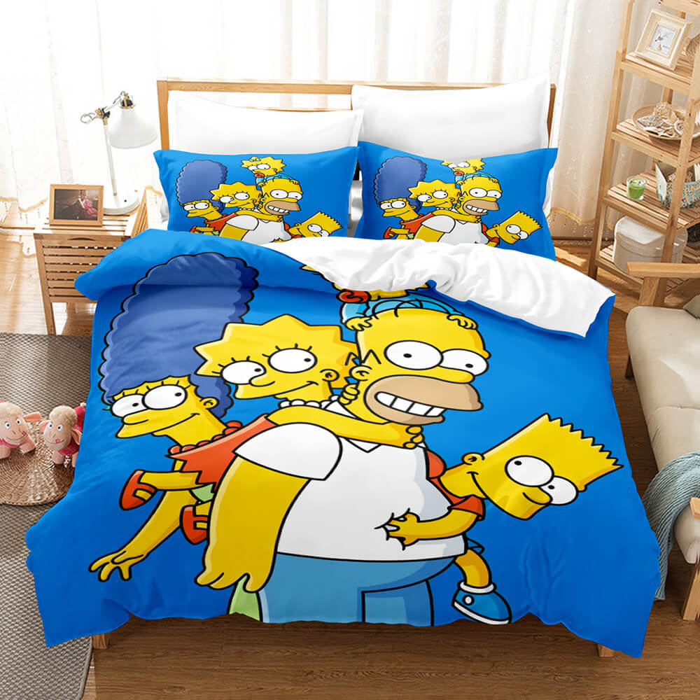 2025 NEW The Simpsons Cosplay Bedding Set Quilt Cover Without Filler