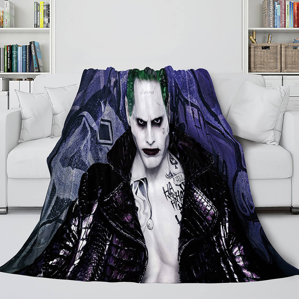 2025 NEW The Suicide Squad Harley Quinn Flannel Fleece Throw Cosplay Blanket