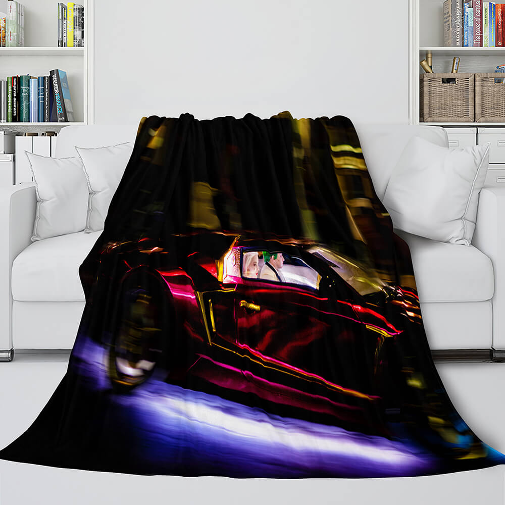 2025 NEW The Suicide Squad Harley Quinn Flannel Fleece Throw Cosplay Blanket