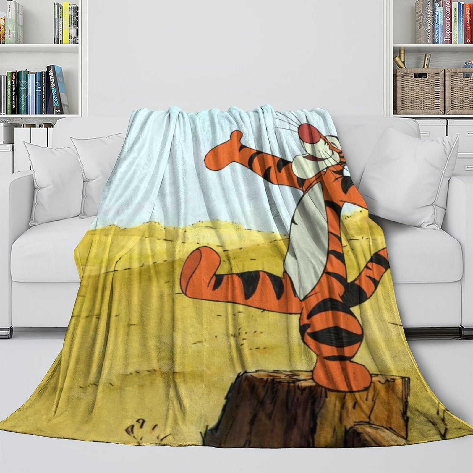 2024 NEW The Tigger Movie Blanket Flannel Fleece Throw Room Decoration