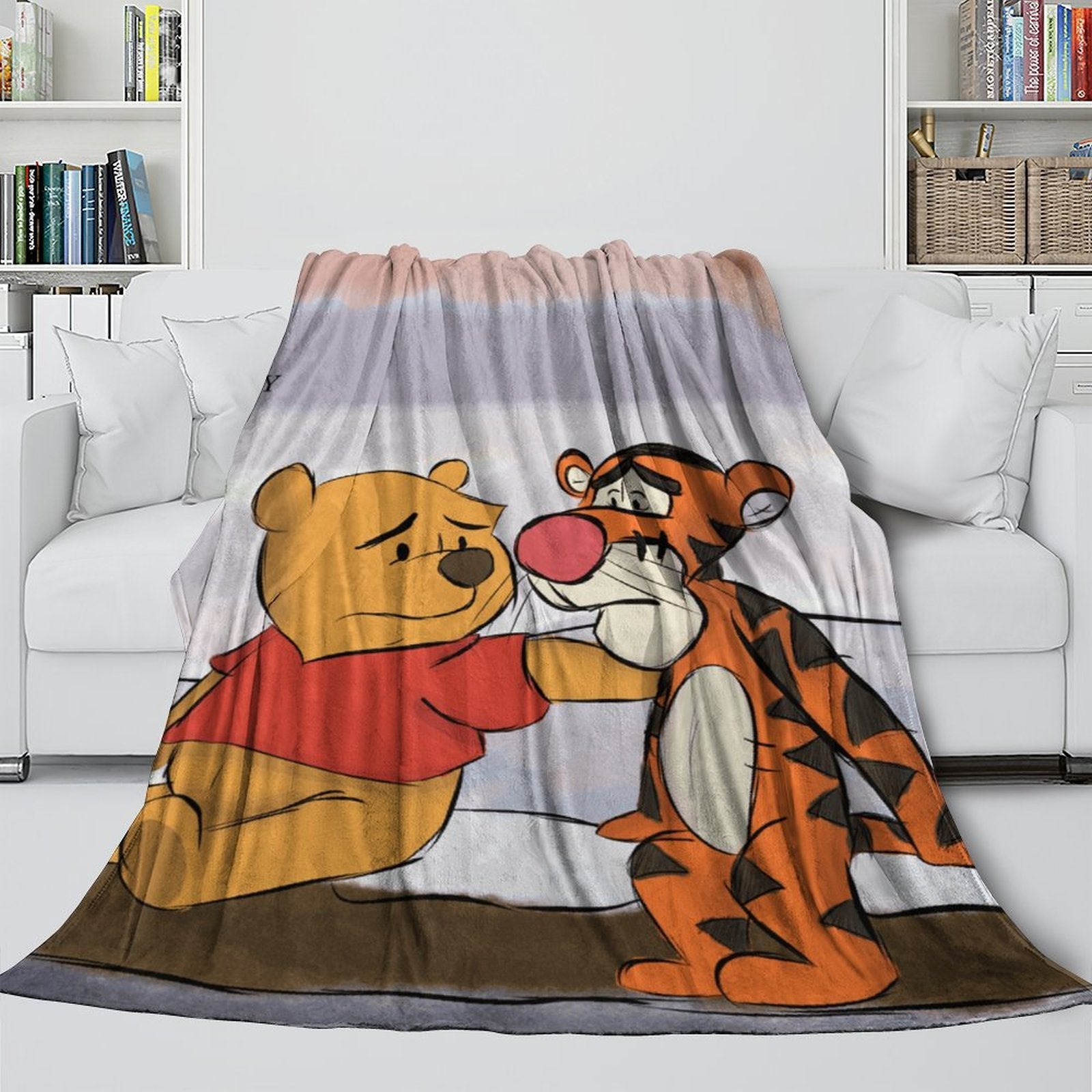 2024 NEW The Tigger Movie Blanket Flannel Fleece Throw Room Decoration