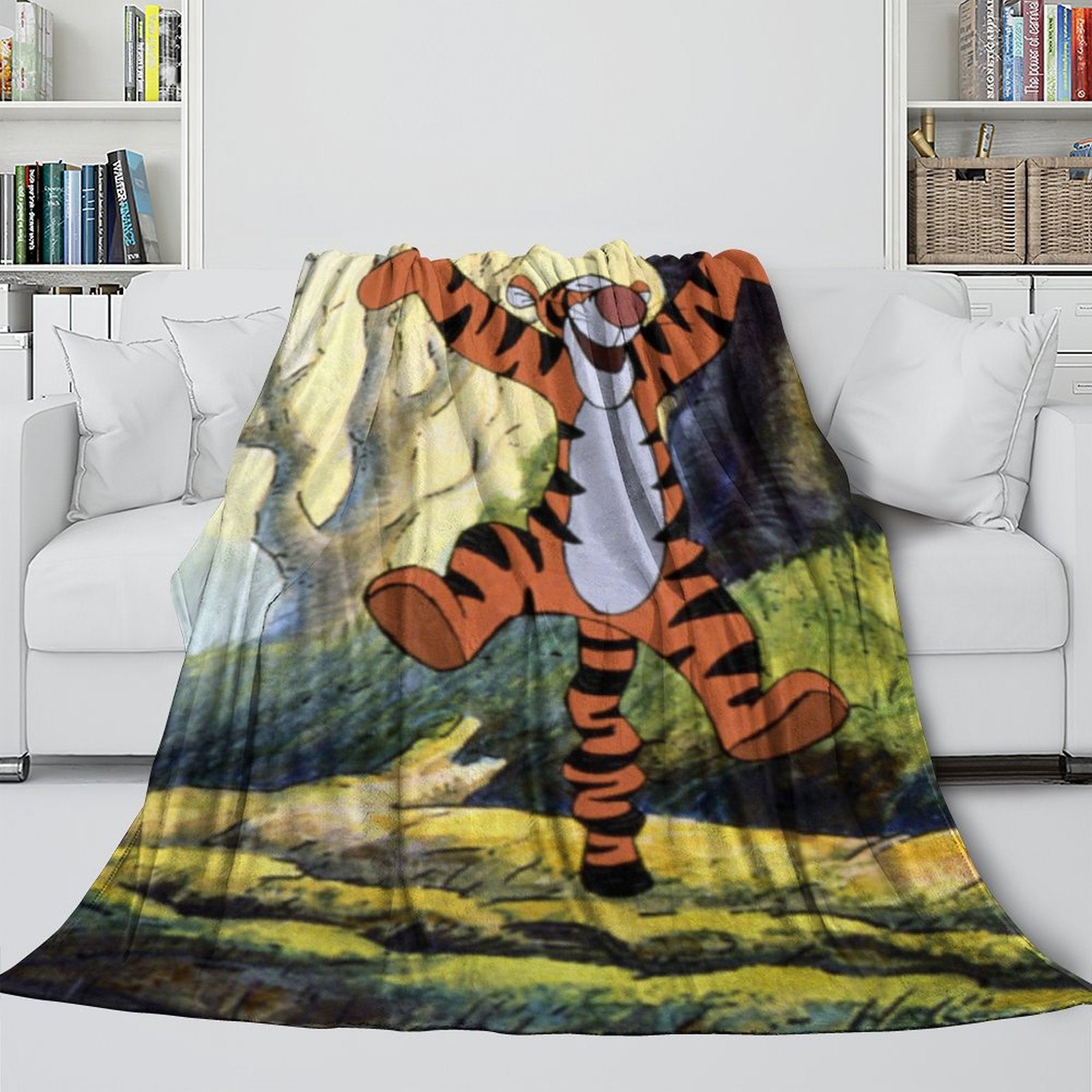 2024 NEW The Tigger Movie Blanket Flannel Fleece Throw Room Decoration