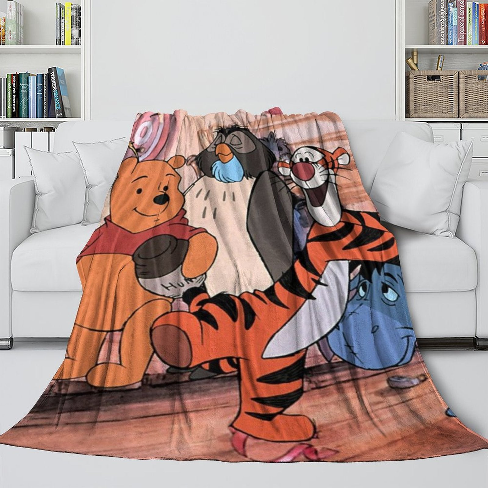 2024 NEW The Tigger Movie Blanket Flannel Fleece Throw Room Decoration