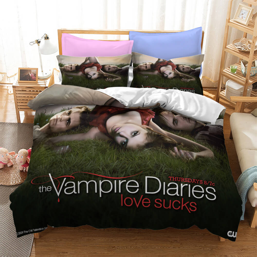 2024 NEW The Vampire Diaries Bedding Set Quilt Covers Without Filler