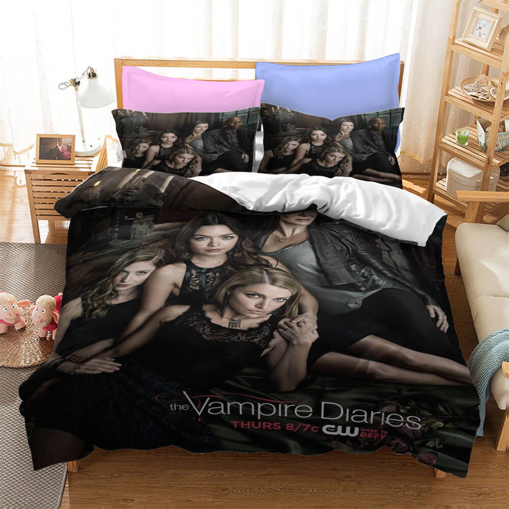 2024 NEW The Vampire Diaries Bedding Set Quilt Covers Without Filler