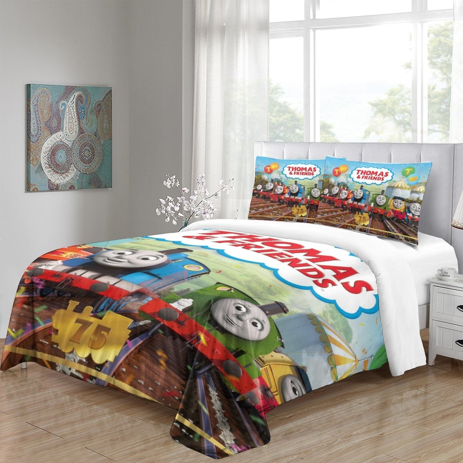 2026 NEW Thomas Bedding Set Quilt Duvet Cover Without Filler