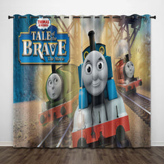 2024 NEW Thomas & Friends Curtains Pattern Blackout Window Drapes