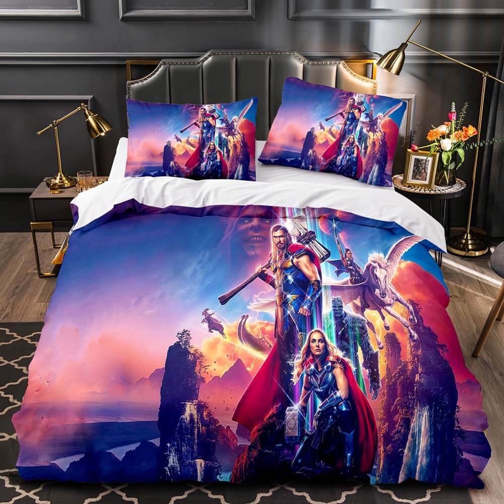 2024 NEW Thor 4 Love and Thunder Bedding Set Duvet Cover