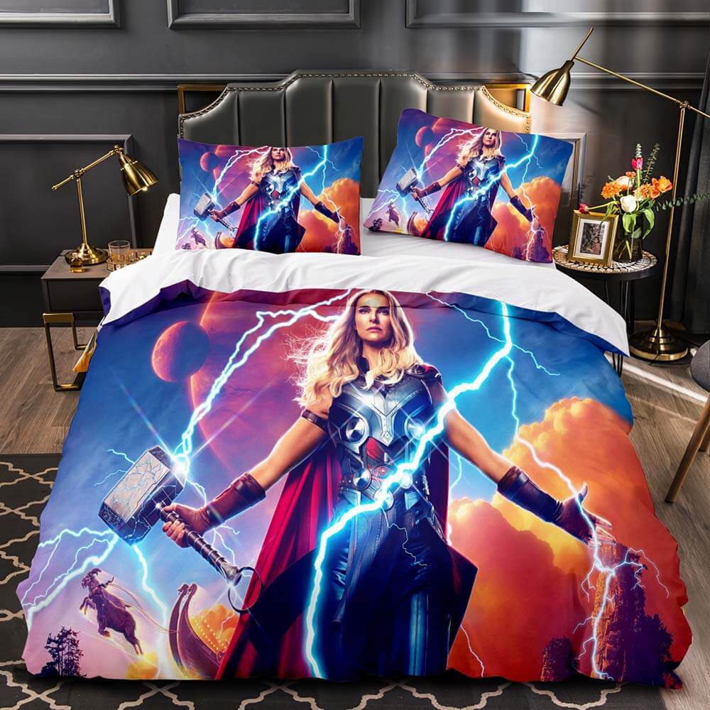 2024 NEW Thor 4 Love and Thunder Bedding Set Duvet Cover