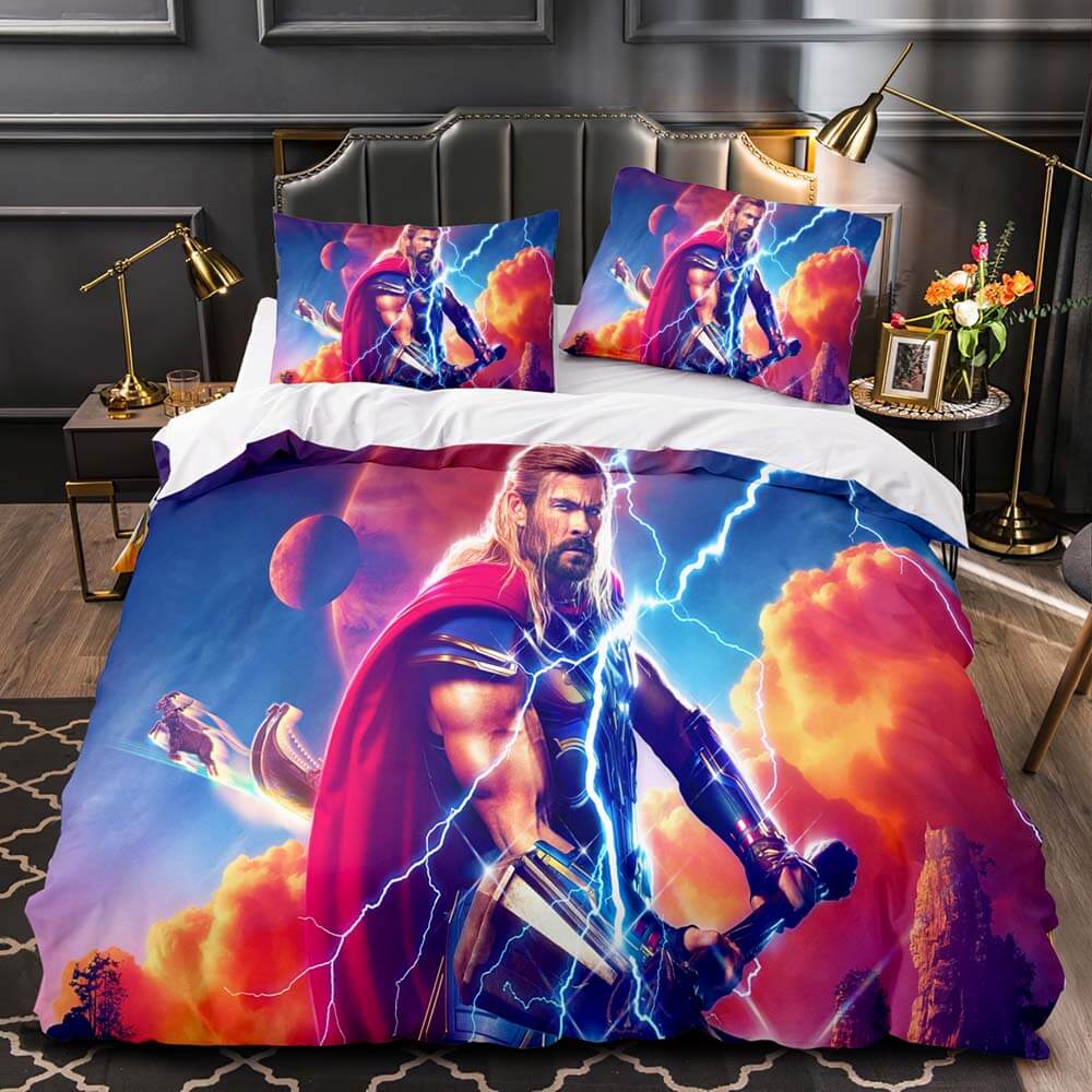 2024 NEW Thor 4 Love and Thunder Bedding Set Duvet Cover