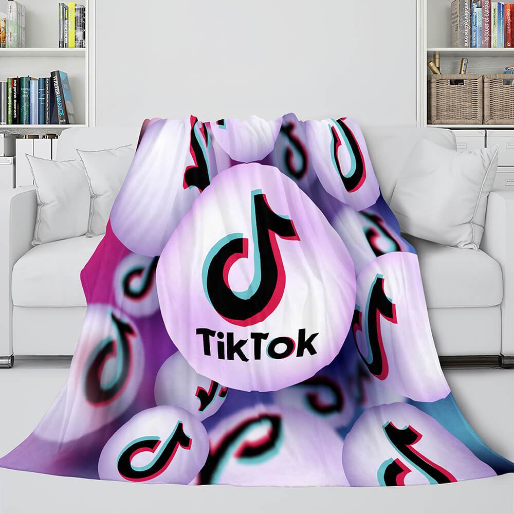 2025 NEW TikTok Blanket Tik Tok Flannel Fleece Blanket