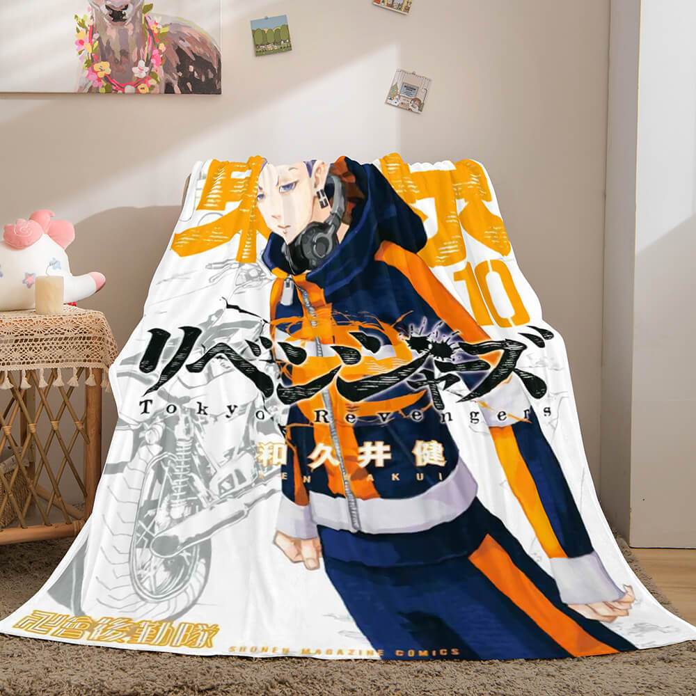 2024 NEW Tokyo Revengers Flannel Fleece Blanket