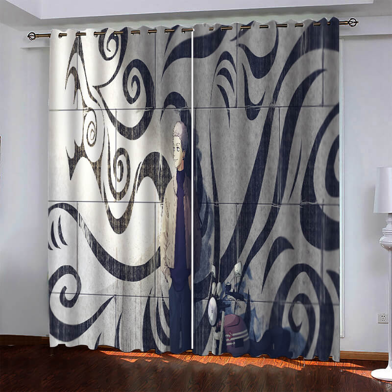 2024 NEW Tokyo Revengers Pattern Curtains Blackout Window Drapes