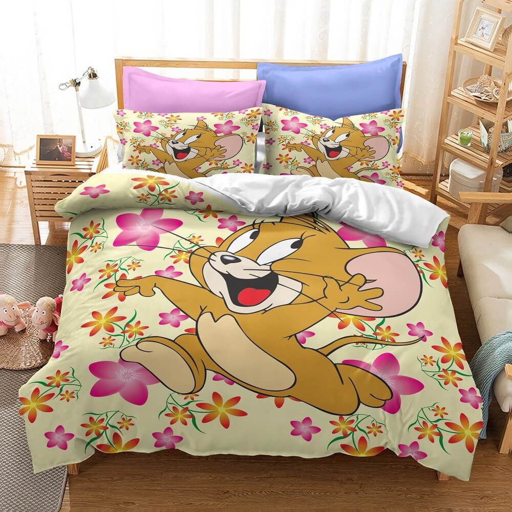 2024 NEW Tom and Jerry Cosplay Bedding Sets Quilt Covers Without Filler