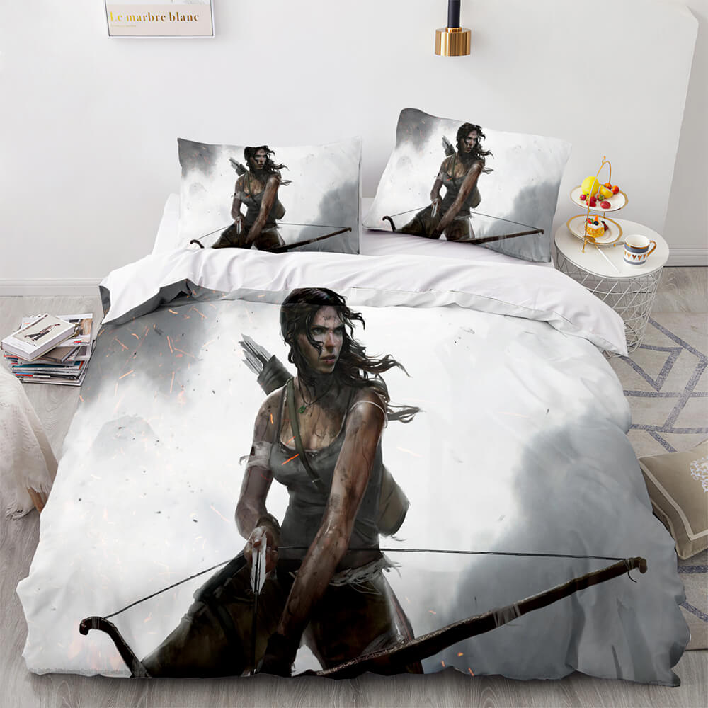 2024 NEW Tomb Raider Cosplay Bedding Sets Quilt Covers Without Filler