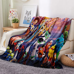 2025 NEW Toy Story Pattern Blanket Flannel Throw Room Decoration