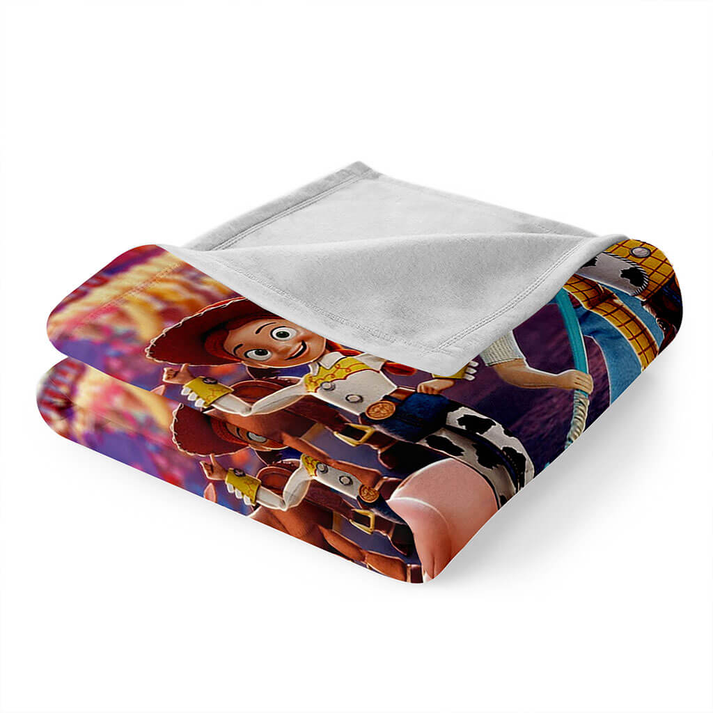 2025 NEW Toy Story Pattern Blanket Flannel Throw Room Decoration