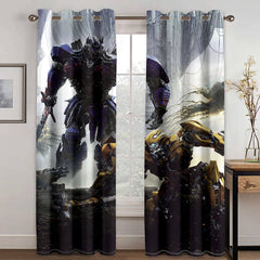 2024 NEW Transformers Curtains Cosplay Blackout Window Treatments Drapes for Room Decor