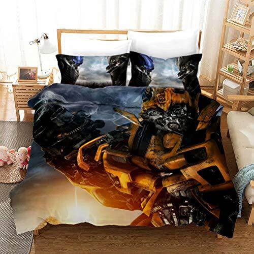 2024 NEW Transformers Optimus Prime Cosplay Bedding Set Quilt Cover