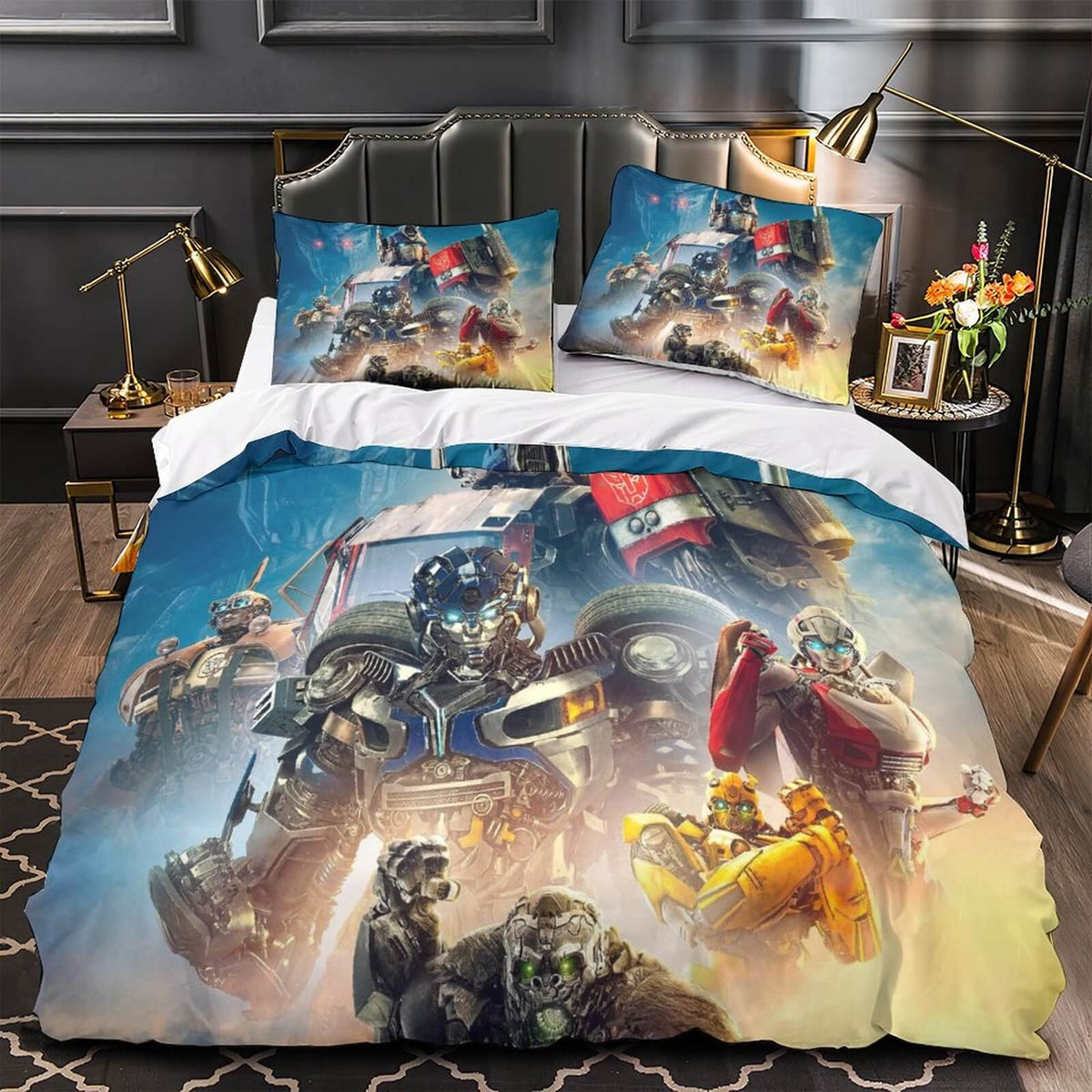 2024 NEW Transformers Rise of the Beasts Bedding Set Quilt Duvet Cover