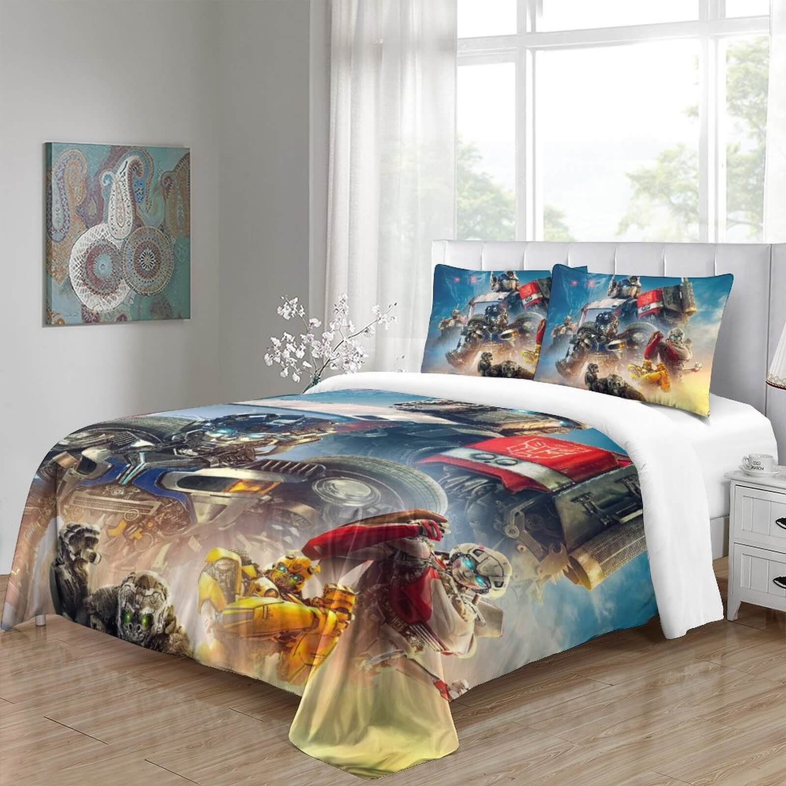 2024 NEW Transformers Rise of the Beasts Bedding Set Quilt Duvet Cover