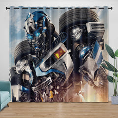 2024 NEW Transformers Rise of the Beasts Curtains Pattern Blackout Window Drapes