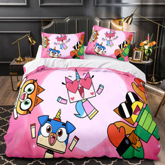 2024 NEW Unikitty Bedding Set Quilt Duvet Cover Bedding Sets Kids Birthday Gift