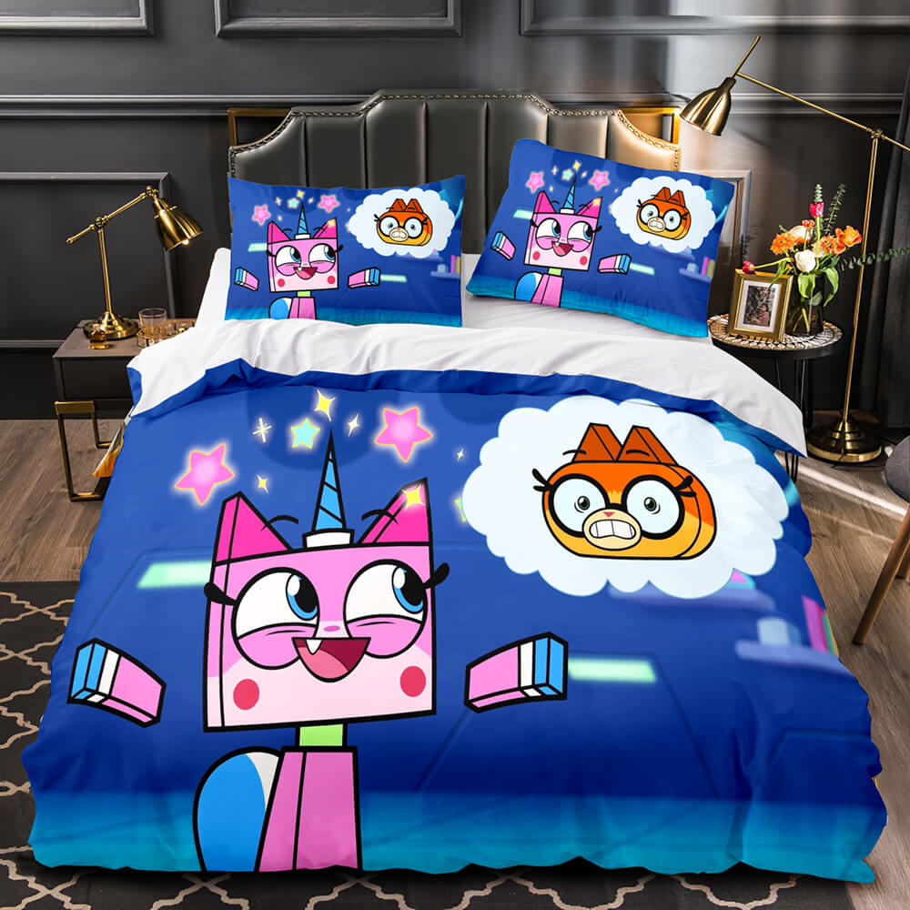 2025 NEW Unikitty Bedding Set Quilt Duvet Cover Bedding Sets for Kids Gift