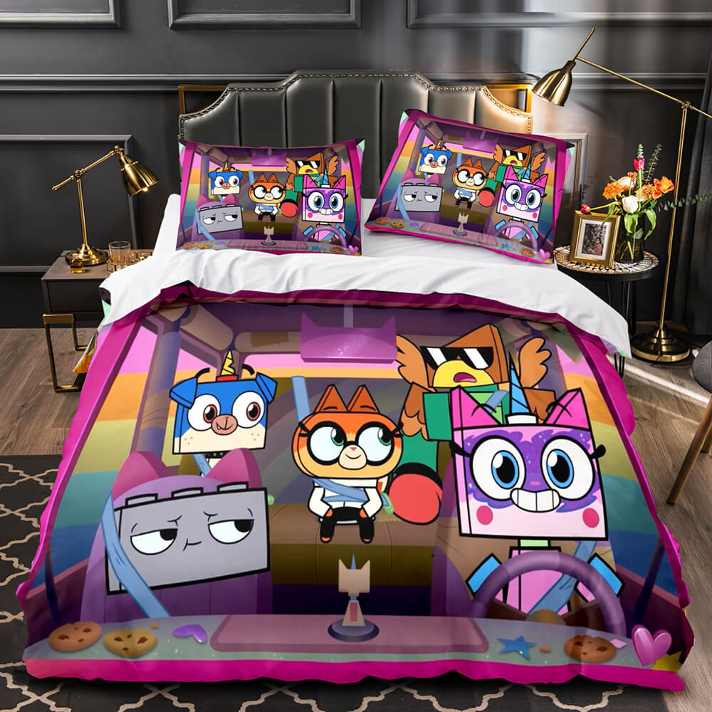 2025 NEW Unikitty Bedding Set Quilt Duvet Cover Bedding Sets for Kids Gift