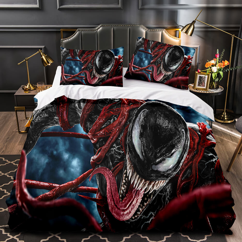 2024 NEW Venom Let There Be Carnage Bedding Set Duvet Covers Bed Sets