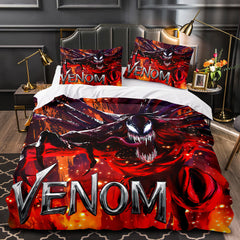 2024 NEW Venom Let There Be Carnage Bedding Set Quilt Duvet Covers Bed Sets
